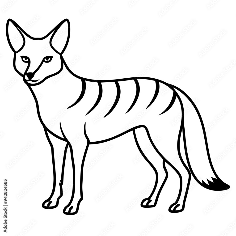 Obraz premium black and white cat