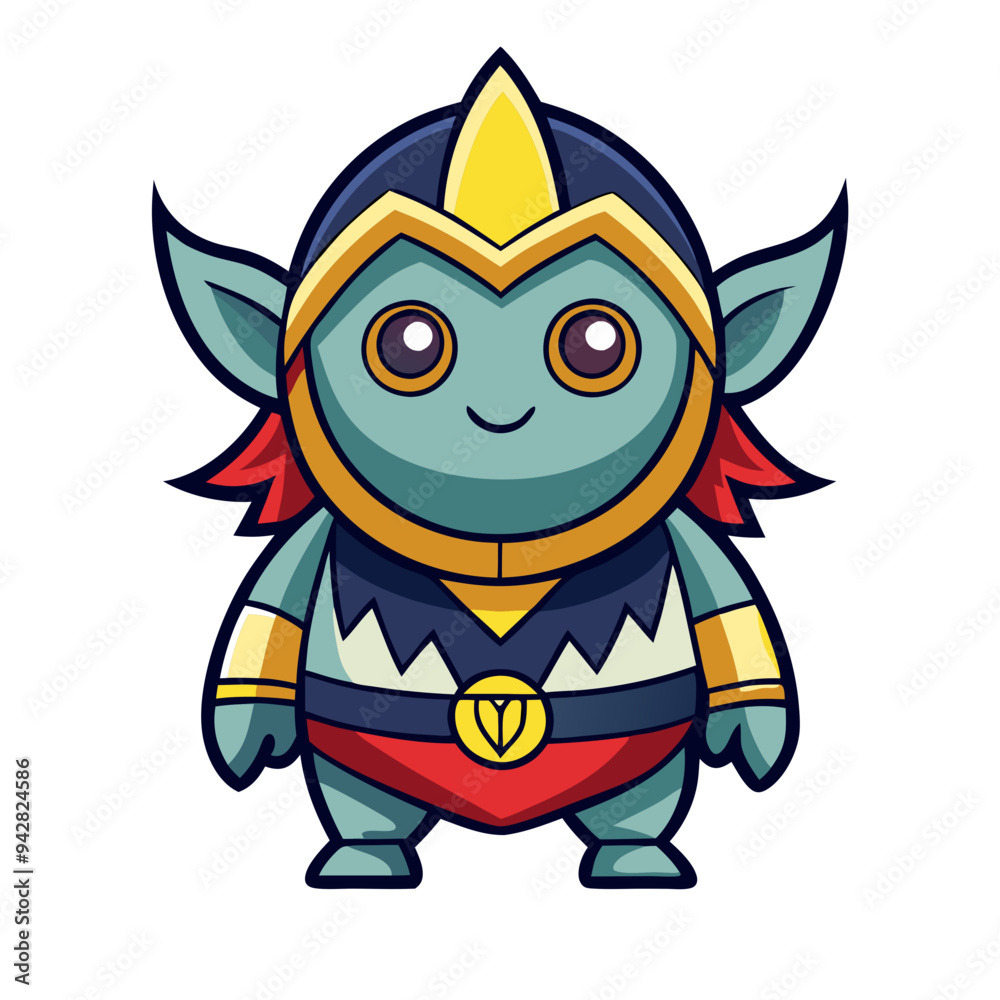 Fototapeta premium cartoon superhero