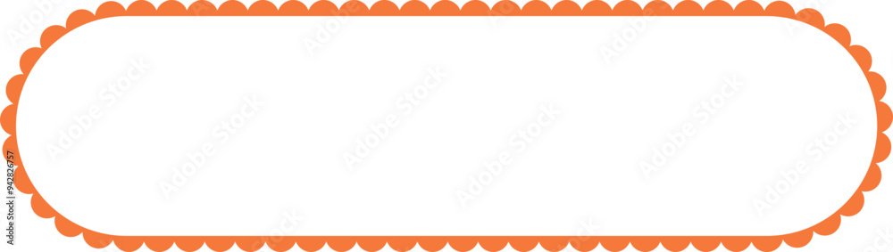 Scalloped Frame Edge Background Scalloped Frame Edge Background