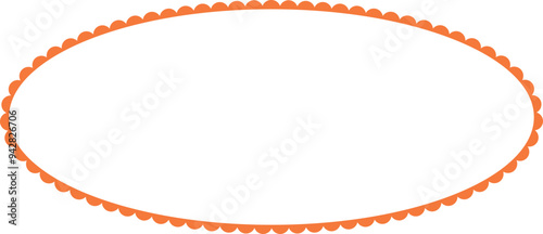 Scalloped Frame Edge Background