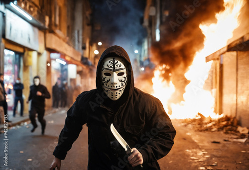 Knife violence terror in a ...