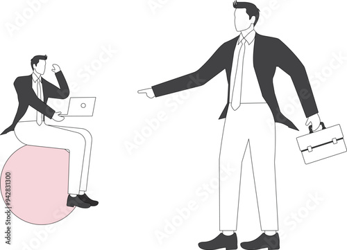 Pointing, Guilt, Toxic Social Concept, Law, Blame, Scolding, Businessman