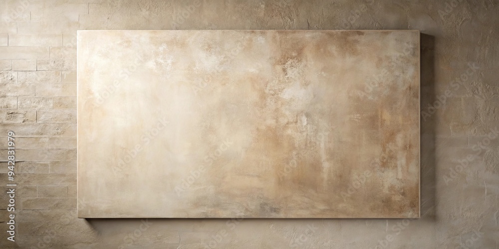 Abstract and minimalist beige painting on canvas, perfect for modern artistic decor Abstract and minimalist beige painting on canvas, perfect for modern artistic decor