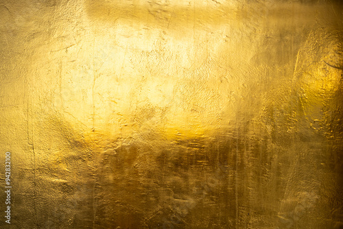 Gold shiny wall abstract background texture, Beatiful Luxury and Elegant