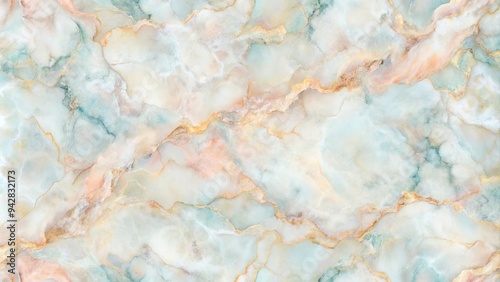 Smooth and elegant seamless marble texture in pastel colors perfect for wallpaper or background