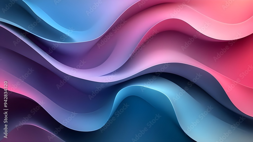 Abstract Colorful Wavy Background Design Abstract Colorful Wavy Background Design