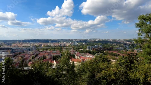 Timelapse of Prague from Vitkov Hill photo