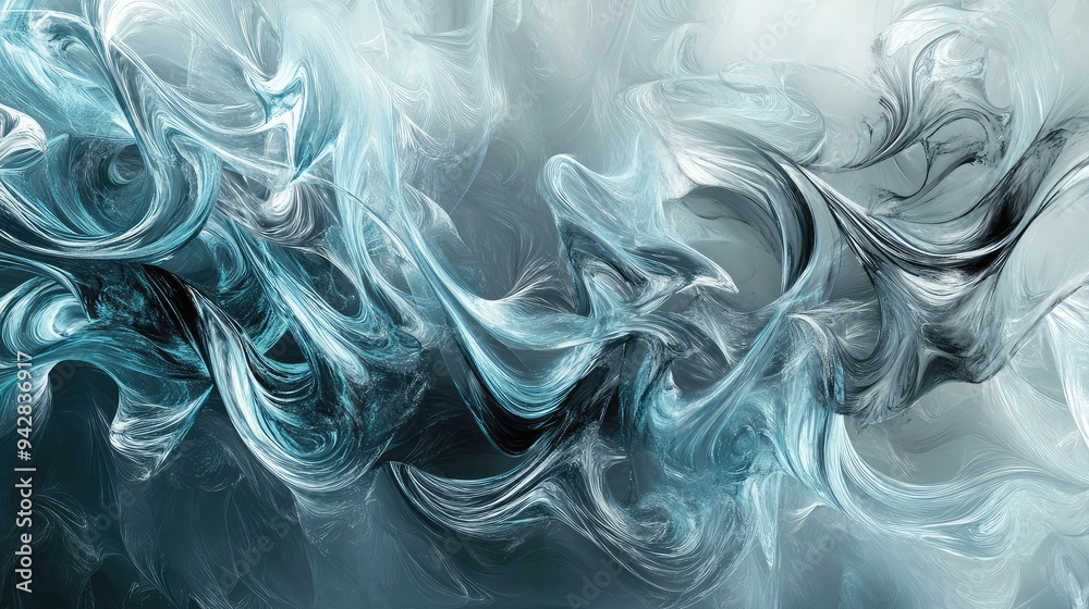 Textured abstract background blending smooth gray with dynamic aquamarine elements. Textured abstract background blending smooth gray with dynamic aquamarine elements.