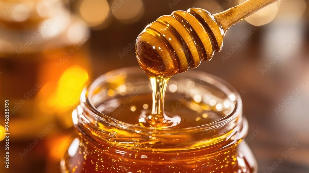 Honey Dripping from a Dipper Honey Dripping from a Dipper