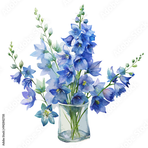 bouquet of blue irises