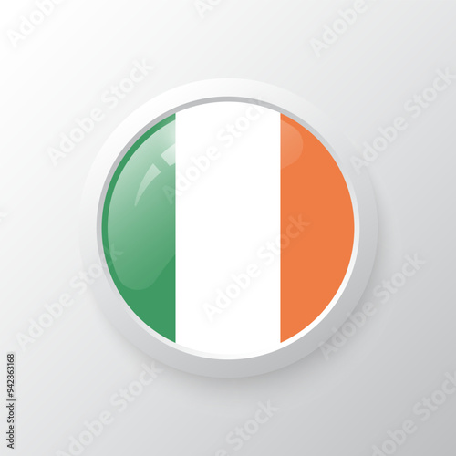 3D Button with Ireland flag. as round glossy icon on background isolated. Vector illustration eps 10.
Free Download 3D Button with Ireland flag. as round glossy icon on background isolated. Vector illustration eps 10.
- GFXLoad