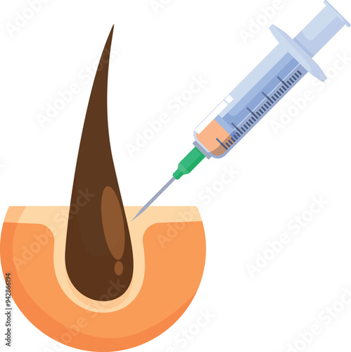 Medical treatment stimulating hair growth and preventing hair loss