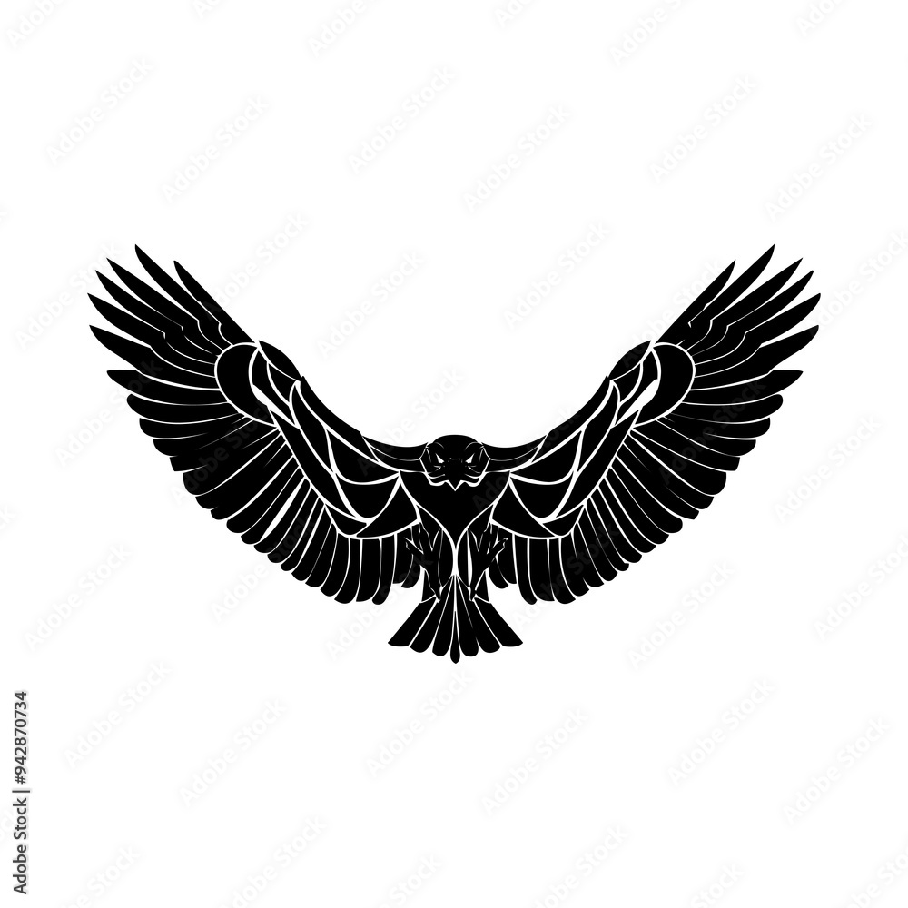 Eagle icon. Bald eagle logo. Eagle glyph. eagle silhouette Eagle icon. Bald eagle logo. Eagle glyph. eagle silhouette
