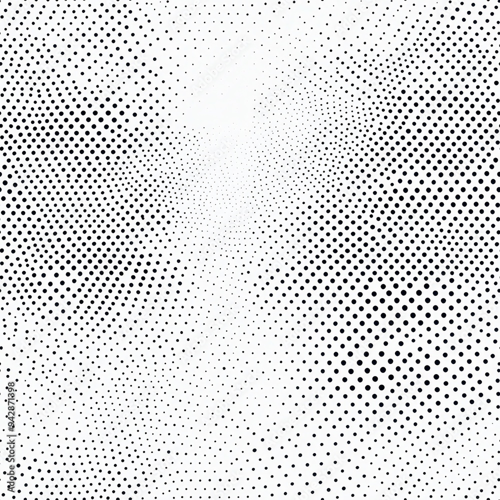 seamless pattern, A dynamic halftone pattern with varying dot sizes, creating depth and texture in black and white tones. seamless pattern, A dynamic halftone pattern with varying dot sizes, creating depth and texture in black and white tones.