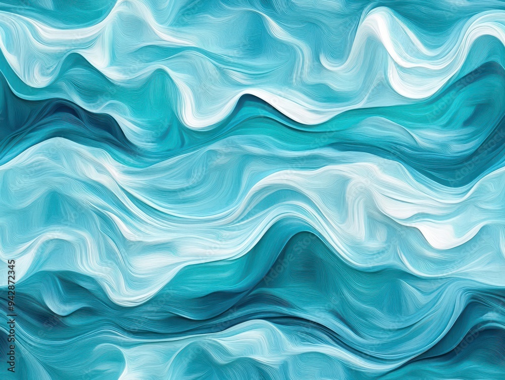seamless pattern, An abstract wave pattern in soothing blue tones, creating a sense of calm and fluidity for artistic or decorative use. seamless pattern, An abstract wave pattern in soothing blue tones, creating a sense of calm and fluidity for artistic or decorative use.