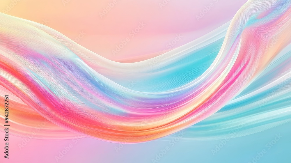 A colorful, abstract wave pattern with a blue and pink hue. The image is a vibrant and dynamic representation of movement and energy A colorful, abstract wave pattern with a blue and pink hue. The image is a vibrant and dynamic representation of movement and energy