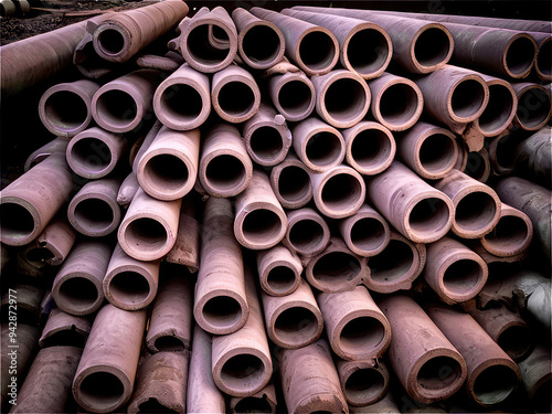 pipes isolated on transparent Background