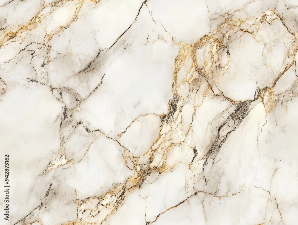 seamless pattern, Elegant marble texture featuring white and gold veins, perfect for backgrounds or design projects. seamless pattern, Elegant marble texture featuring white and gold veins, perfect for backgrounds or design projects.