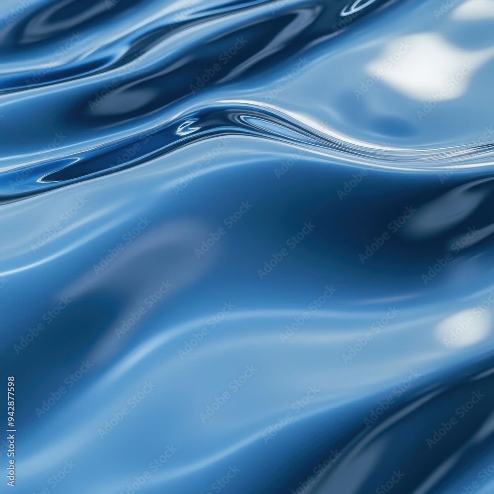 Abstract Blue Water Ripples - Smooth, Liquid, Flowing, Background Texture Abstract Blue Water Ripples - Smooth, Liquid, Flowing, Background Texture