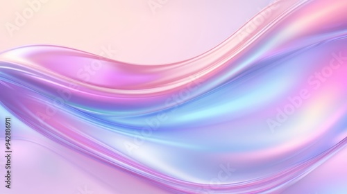 A purple and blue wave with a pinkish hue. The wave is very long and has a very smooth texture