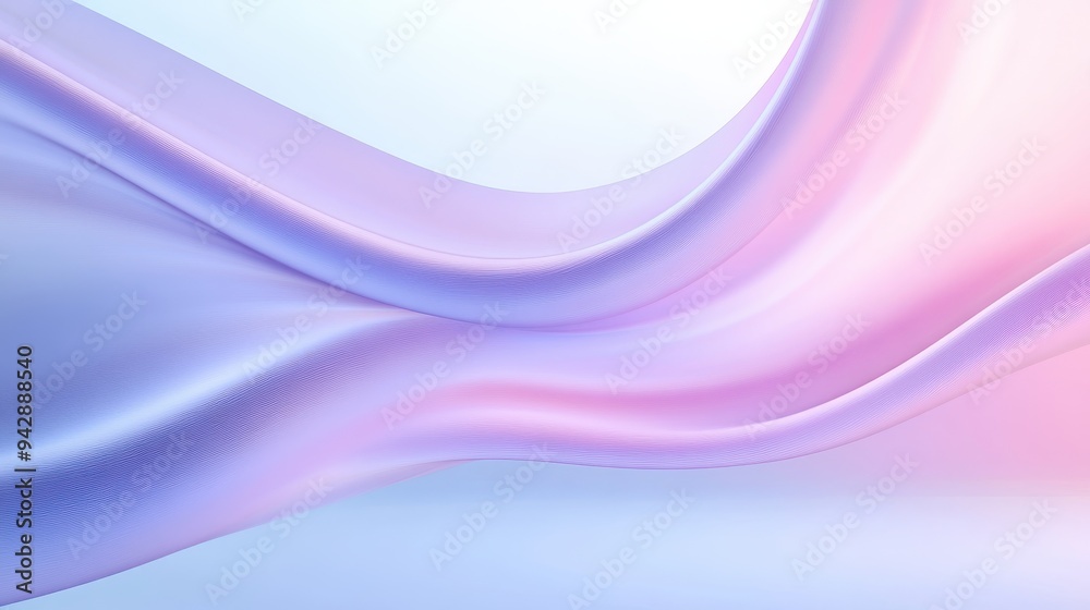 A purple and pink wave is shown on a white background. The wave is made up of many different shades of purple and pink, creating a sense of movement and fluidity. Scene is one of calmness A purple and pink wave is shown on a white background. The wave is made up of many different shades of purple and pink, creating a sense of movement and fluidity. Scene is one of calmness