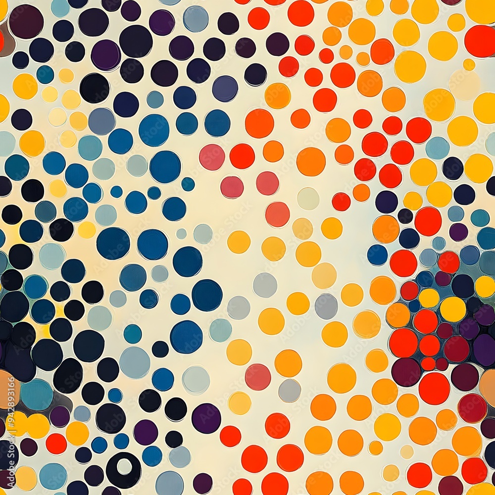 A colorful pattern of circles with a white background. The circles are of different sizes and colors, creating a dynamic and visually interesting composition. Scene is vibrant and energetic A colorful pattern of circles with a white background. The circles are of different sizes and colors, creating a dynamic and visually interesting composition. Scene is vibrant and energetic