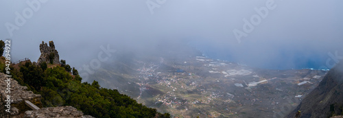 Panoramic view from mirador de Jinama on Hierro Island Canary Islands Spain, photo