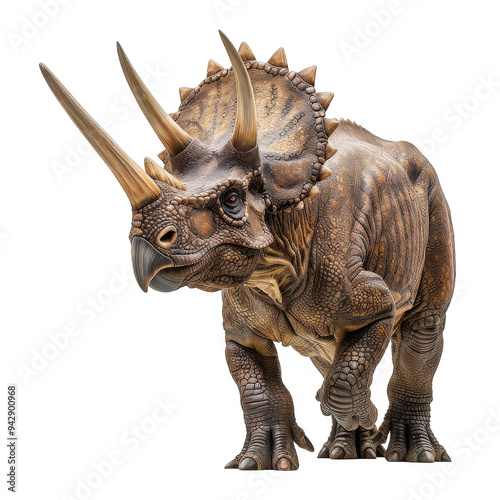 Triceratops Isolated on a Transparent Background