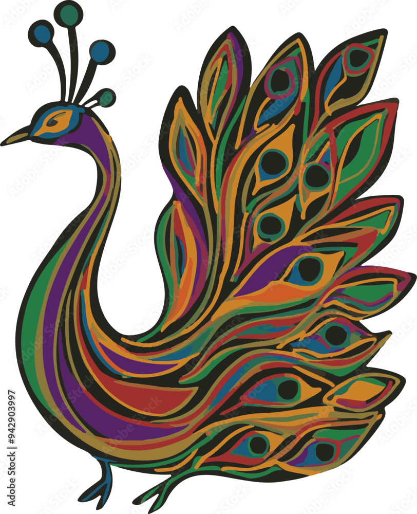 Designable colourful cow Illustratipn vector . Designable colourful cow Illustratipn vector .