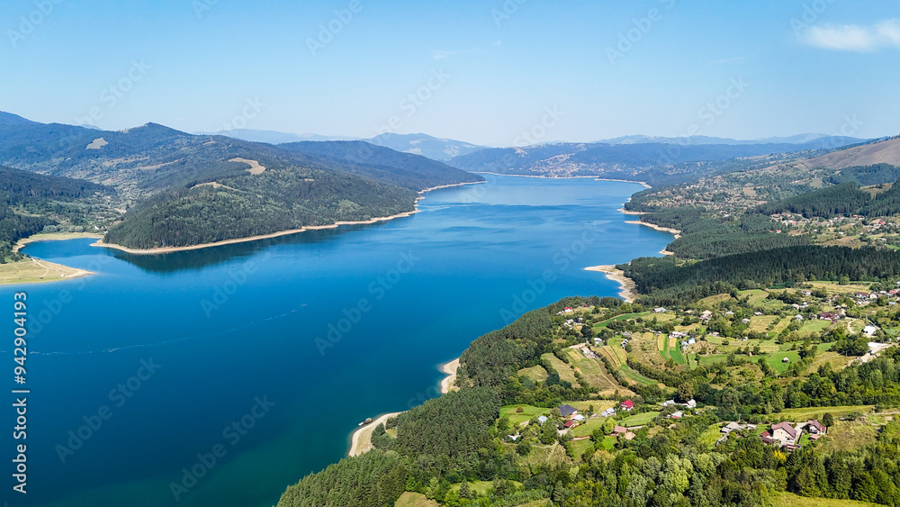 defaultView from the top of the mountain of Bicaz Dam & Lake Izvorul Muntelui ,Neamt, Romania defaultView from the top of the mountain of Bicaz Dam & Lake Izvorul Muntelui ,Neamt, Romania