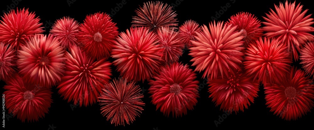 Red Flower Abstract Background Red Flower Abstract Background
