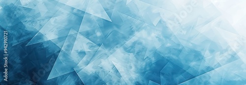 Abstract Blue Geometric Background