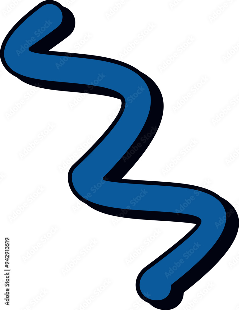 Obraz premium Retro Style Notched Decoration