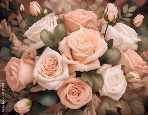 ソフトローズブーケ