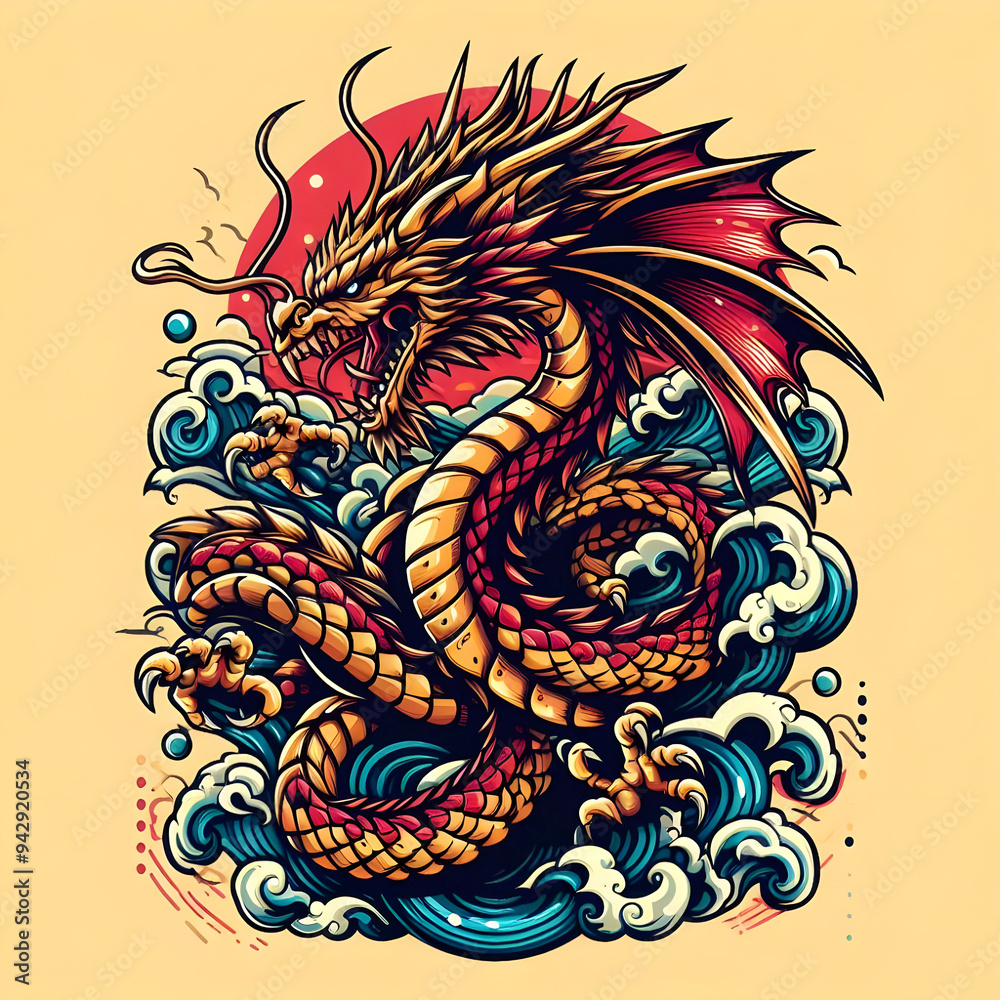Dragon illustration Dragon poster Dragon banner Dragon logo Dragon illustration Dragon poster Dragon banner Dragon logo