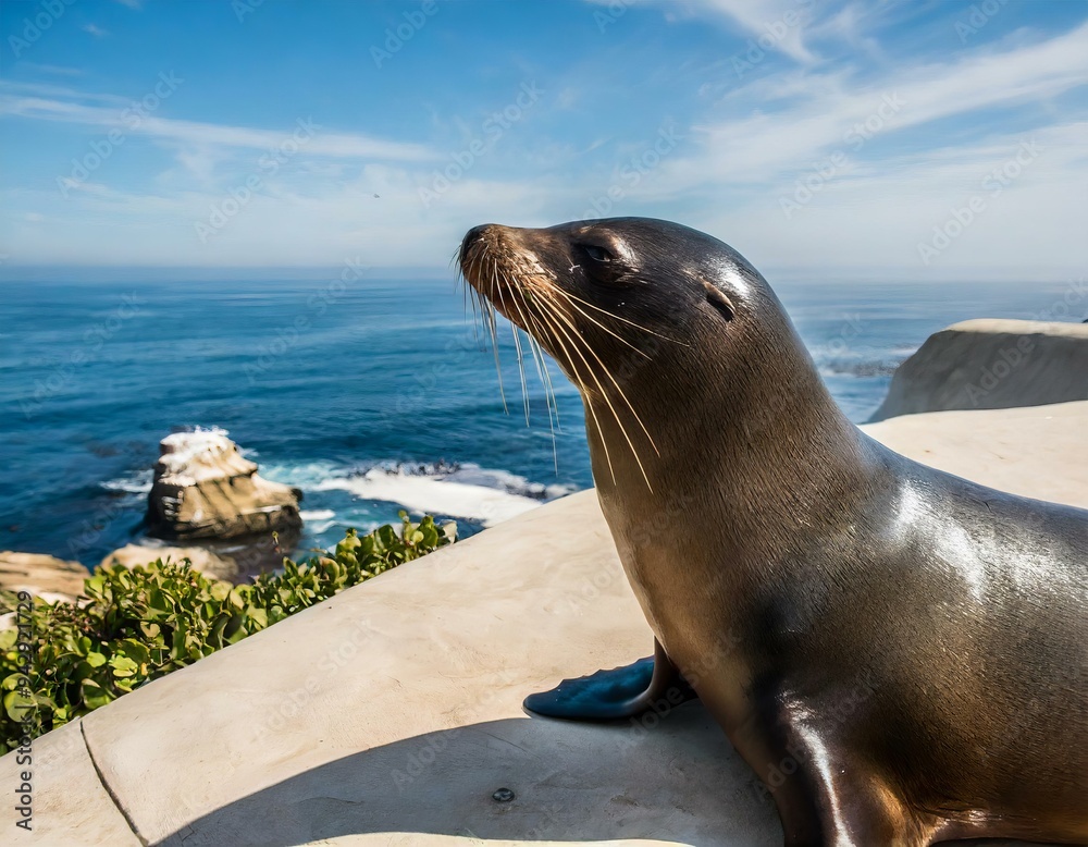 Fototapeta premium seals Generative AI 