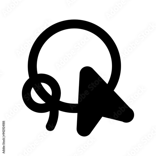 lasso tool line icon