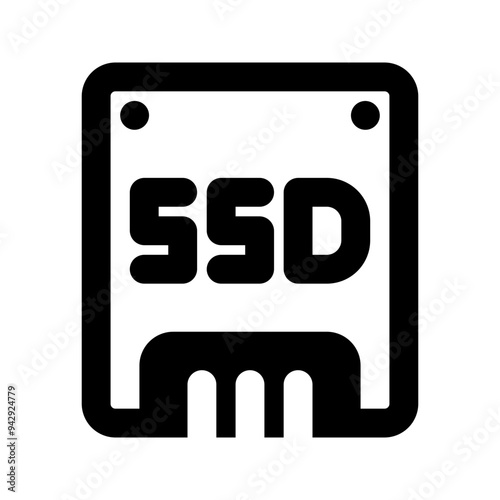 ssd line icon
