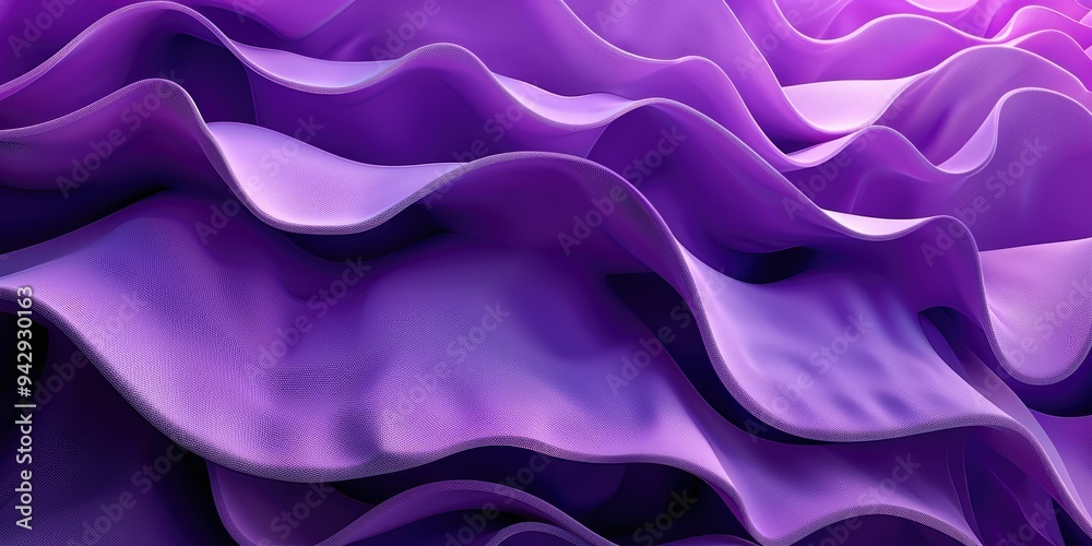 Fototapeta premium Abstract Purple Waves
