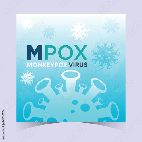 Monkeypox or mpox is a virus that infects humans through transmission from animals. web banner, header, and background cover for orthopoxvirus infectious zoonotic diseases
