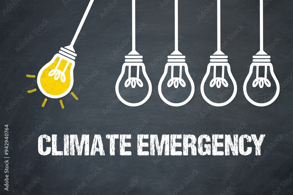 Fototapeta premium climate emergency 