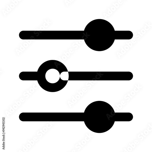 equalizer line icon