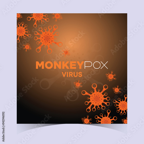 Monkeypox or mpox is a virus that infects humans through transmission from animals. web banner, header, and background cover for orthopoxvirus infectious zoonotic diseases