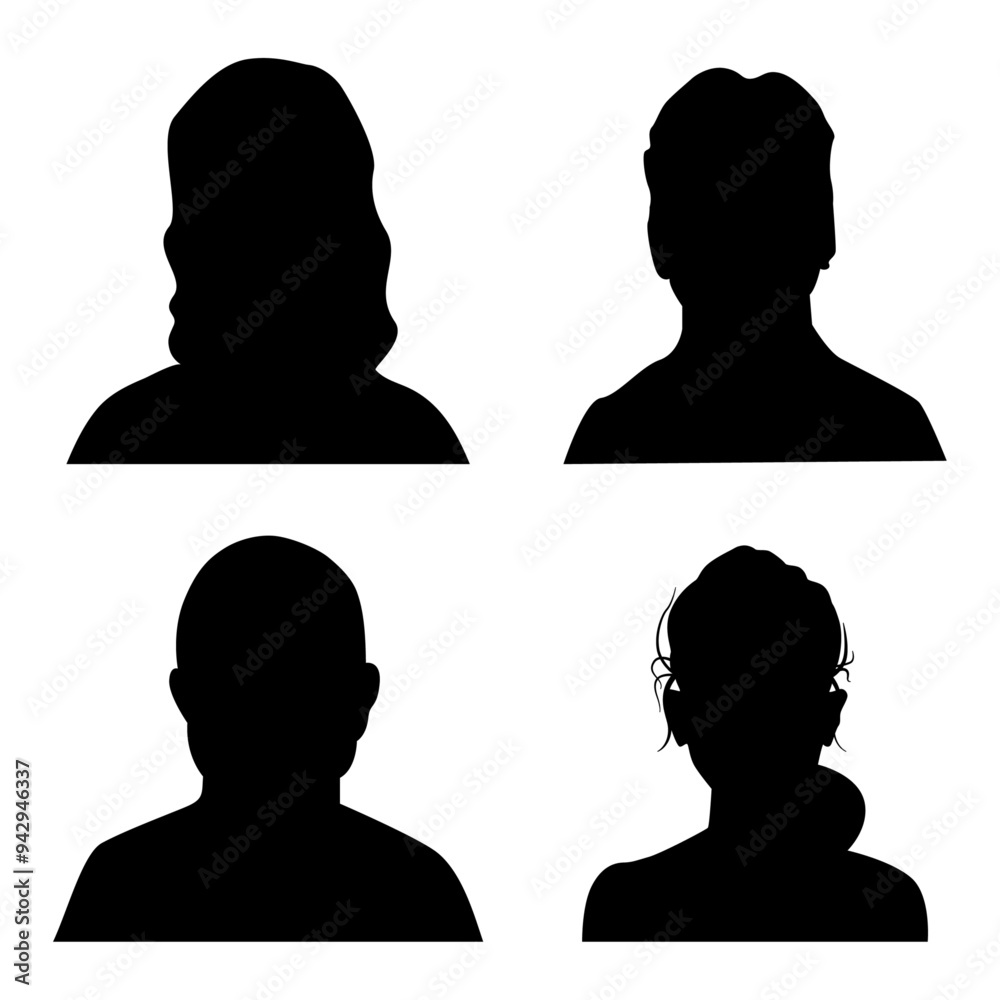 Vector flat illustration. Avatar, user profile, person icon, profile picture. Suitable for social media profiles, icons, screensavers and as a template. Vector flat illustration. Avatar, user profile, person icon, profile picture. Suitable for social media profiles, icons, screensavers and as a template.