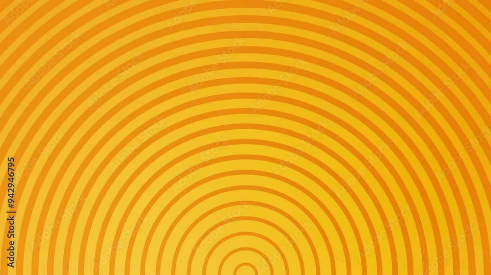 Orange Circular Pattern Background Loop. Orange Circular Pattern Background Loop.