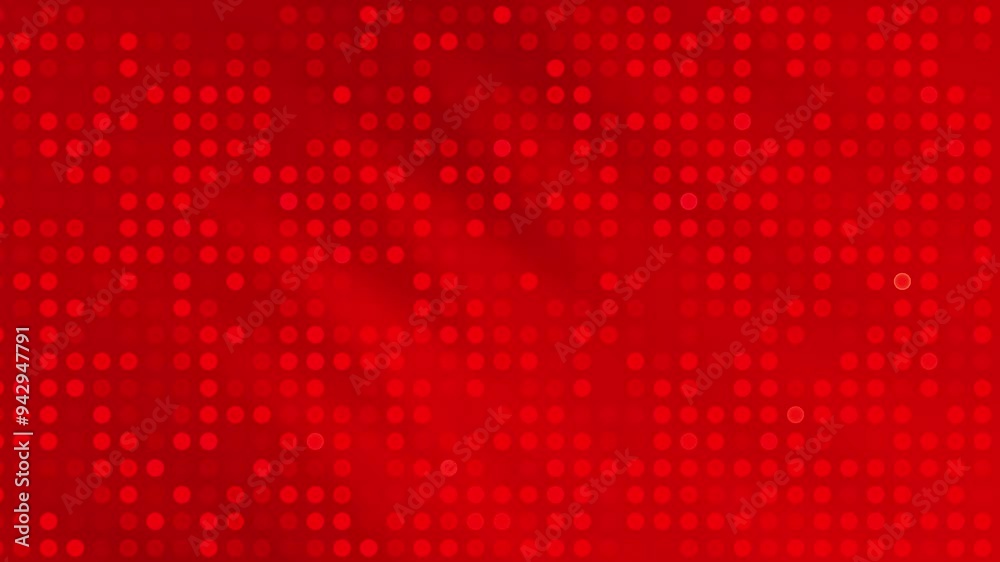 Red Dot Matrix Pattern Background Loop. Red Dot Matrix Pattern Background Loop.