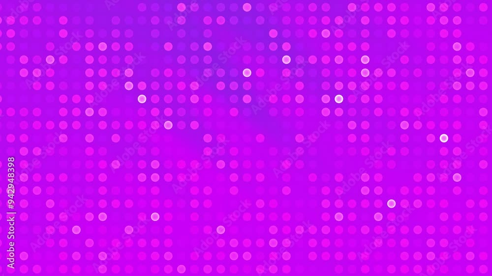Purple Dot Matrix Pattern Background Loop. Purple Dot Matrix Pattern Background Loop.