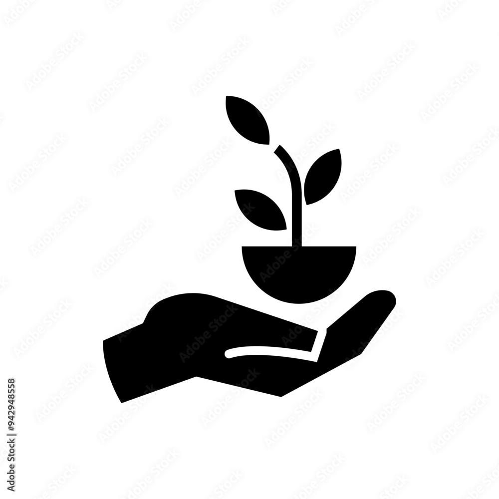 planting icon flat illustration isolated on white background planting icon flat illustration isolated on white background