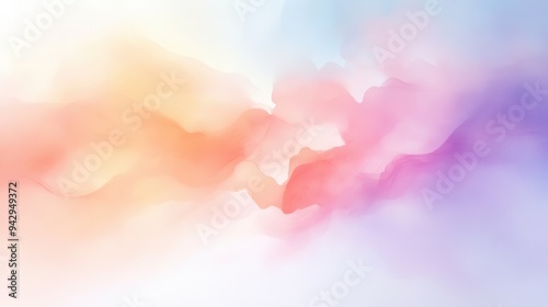 A colorful, abstract painting with a pink and orange hue. The painting is full of swirls and lines, giving it a sense of movement and energy. The colors seem to be blending together. Overall