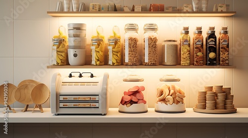 Wallpaper Mural Minimalistic tuck shop with a focus on healthy snacks Torontodigital.ca